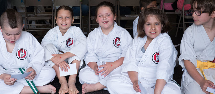 Children's karate program in the Hudson Valley